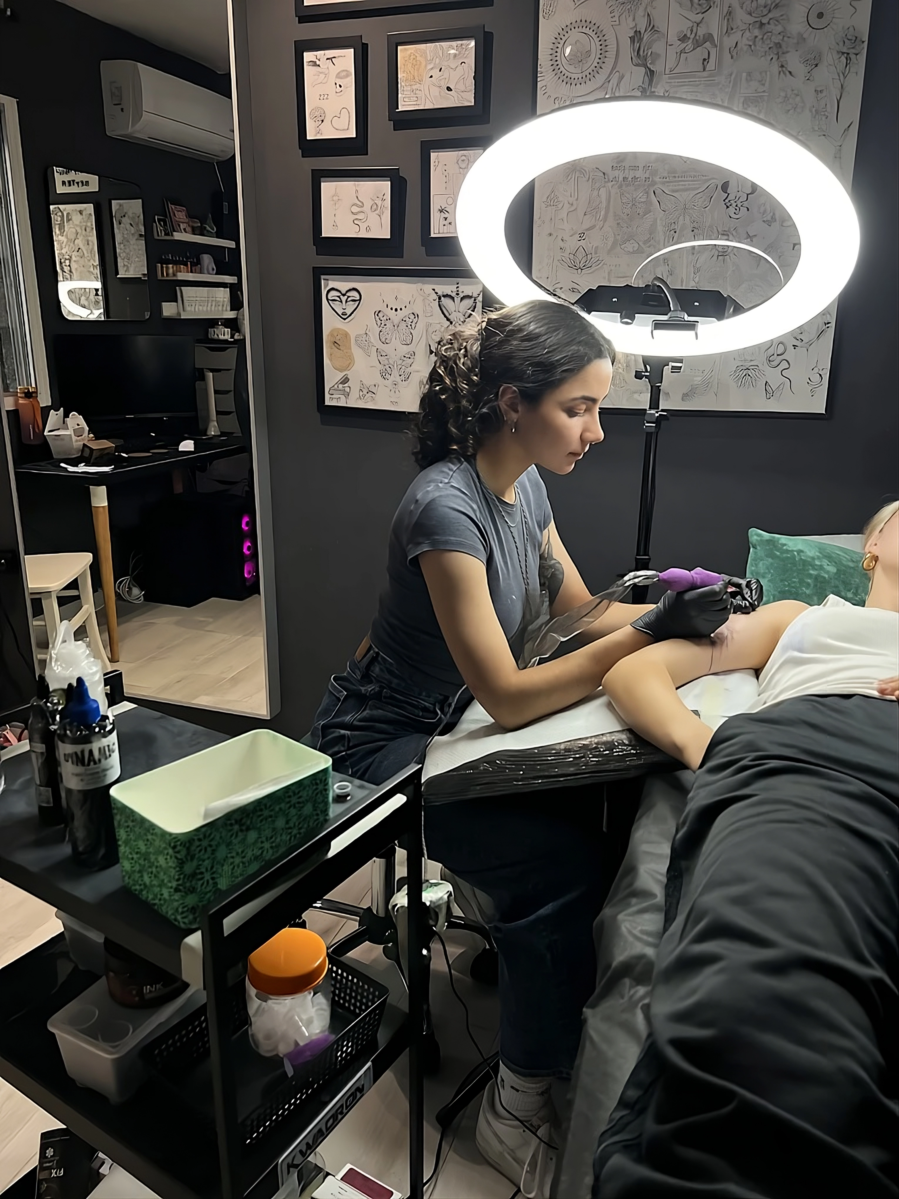 קעקוע חזה — Sasha Tattoos